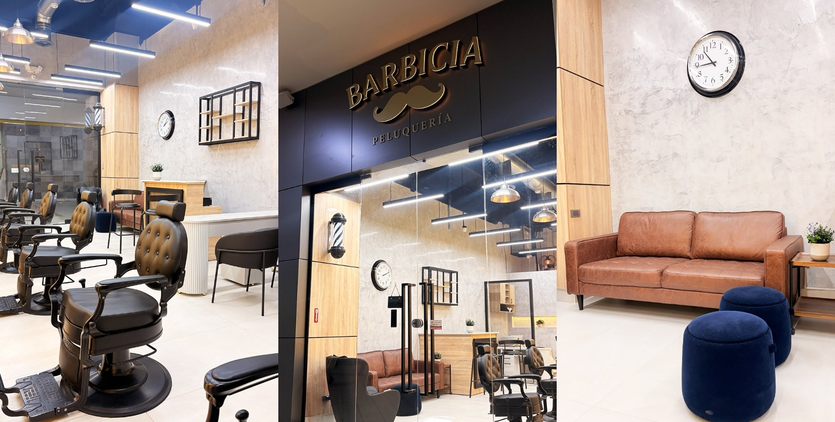Fachada e Interior de Barbicia Peluquería